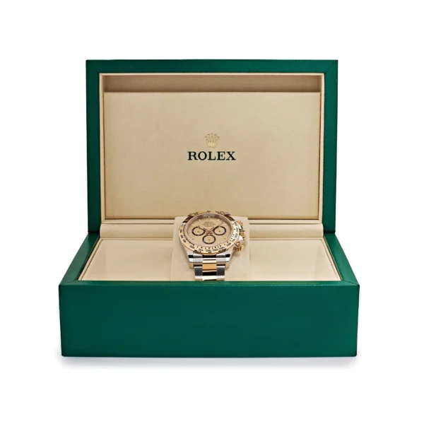 Rolex Daytona Yellow Gold Stainless Steel Champagne Dial