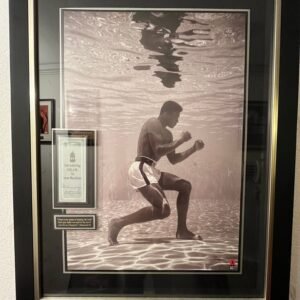 Muhammad Ali Underwater Boxing Photograph