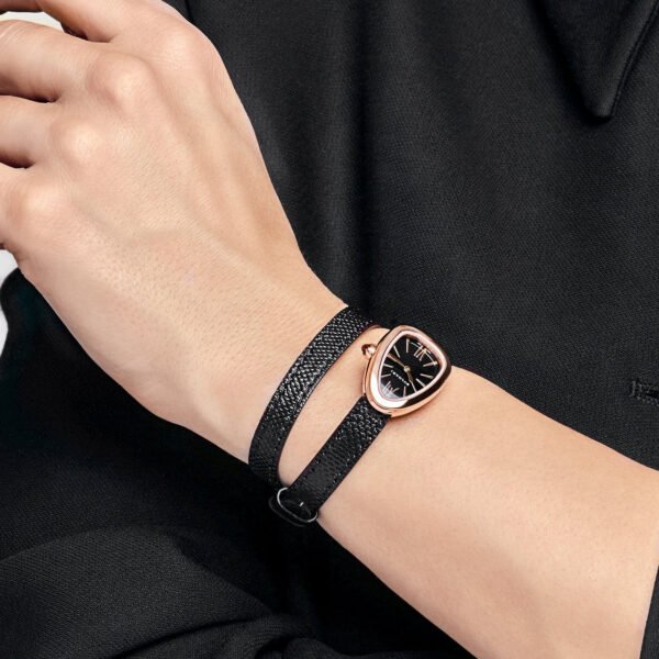 Bvlgari Serpenti 102728 Ladies Rose Gold Black Dial (2021)