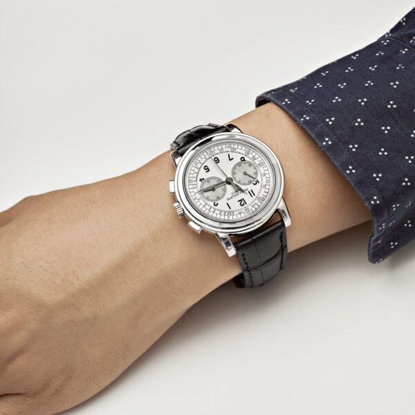 Patek Philippe Complications 5070G-001 Annual Calendar Chronograph White Gold Silver Dial (2007)