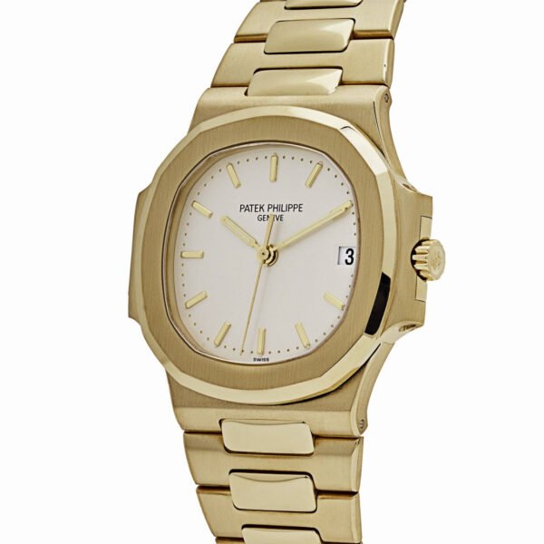 Patek Philippe Nautilus 3800/1J-001 Yellow Gold White Dial