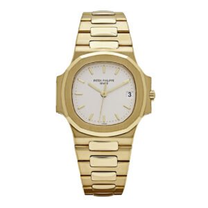 Patek Philippe Nautilus 3800/1J-001 Yellow Gold White Dial
