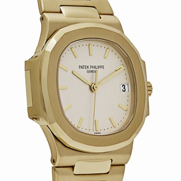 Patek Philippe Nautilus 3800/1J-001 Yellow Gold White Dial