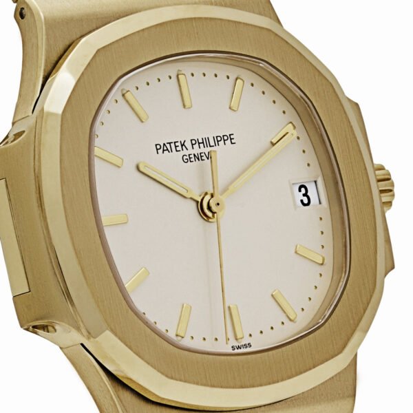 Patek Philippe Nautilus 3800/1J-001 Yellow Gold White Dial