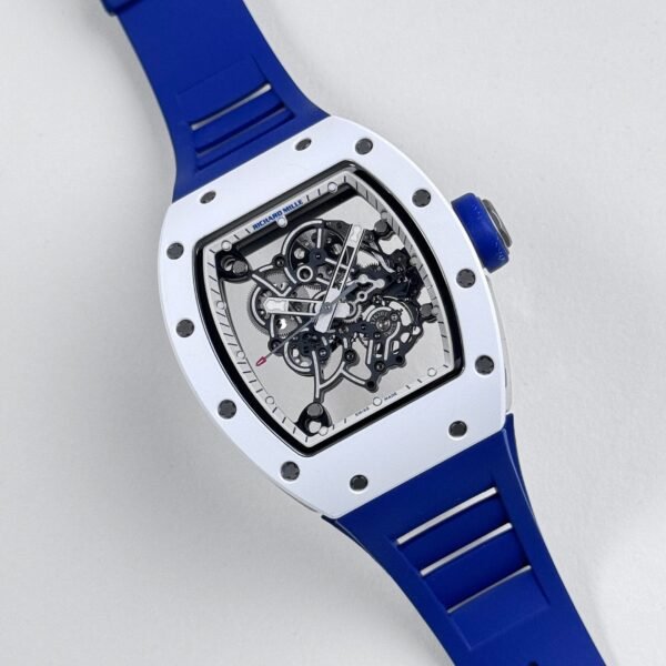 Richard Mille RM 055 Bubba Watson Japan Edition White Ceramic Titanium Blue Rubber (2015)