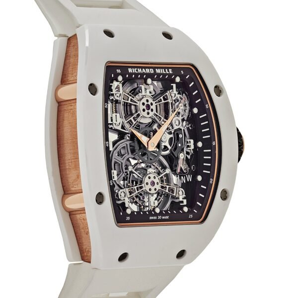 Richard Mille RM 17-01 White Ceramic Rose Gold Manual Wind Tourbillon