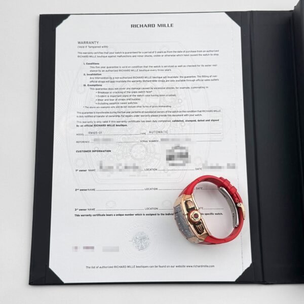 Richard Mille RM 65-01 Automatic Chronograph Full Rose Gold (2022)