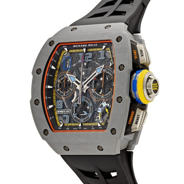 Richard Mille RM 65-01 Automatic Split-Seconds Chronograph Carbon TPT Skeleton Dial (2024)