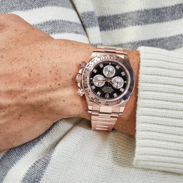 Rolex Daytona Cosmograph 126505 Rose Gold Black Diamond Dial (2023)