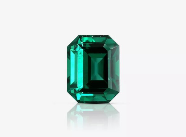 5.06 Carat Natural Loose Emerald, Green, Rectangular AGL Certified Fine Jewelry