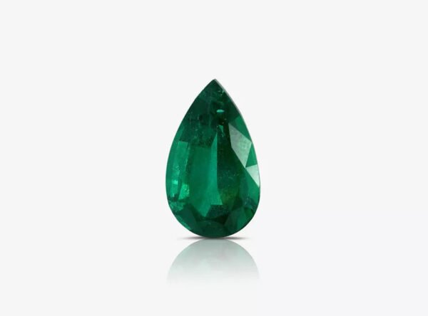 6.52 Carat AGL Certified Natural Emerald Pear-Shape Cut Stone for Jewelry Making