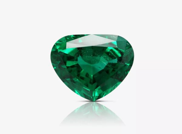 4.44 Carat Natural Loose Emerald, Green Triangular, AGL Certified Fine Jewelry