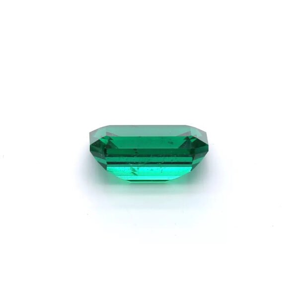 4.31 Carat Natural Loose Emerald, Green Rectangular, AGL Certified Fine Jewelry