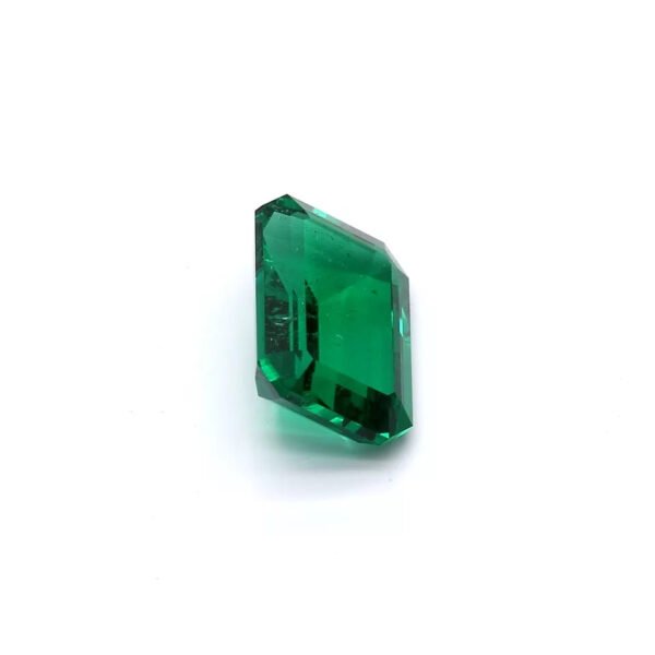 4.31 Carat Natural Loose Emerald, Green Rectangular, AGL Certified Fine Jewelry