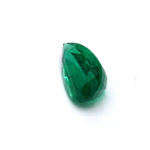 6.52 Carat AGL Certified Natural Emerald Pear-Shape Cut Stone for Jewelry Making