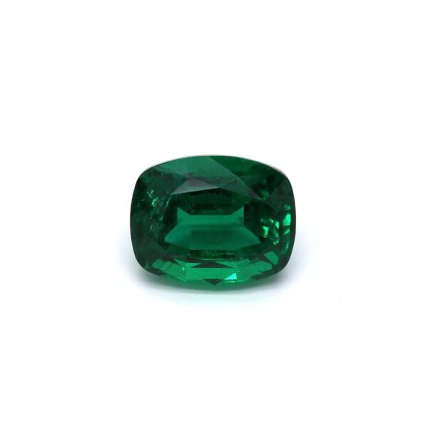 5.06 Carat Natural Loose Emerald, Green, Cushion AGL Certified Handmade Jewelry