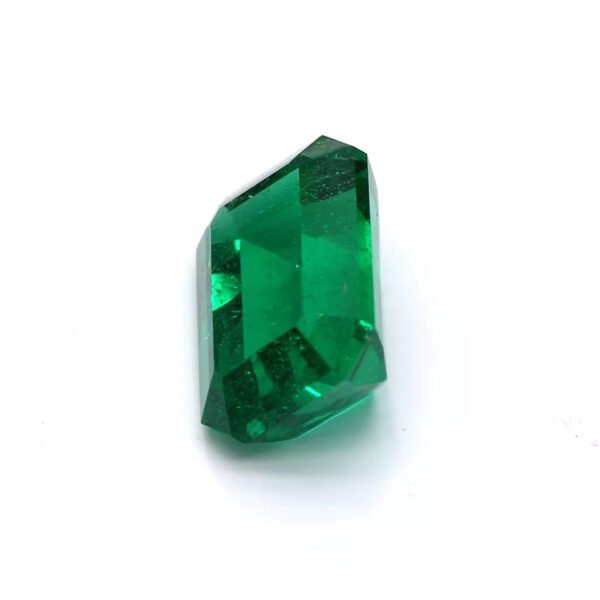 3.32 Carat Natural Loose Emerald, Green Rectangular, AGL Certified Fine Jewelry