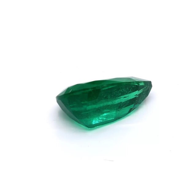 6.52 Carat AGL Certified Natural Emerald Pear-Shape Cut Stone for Jewelry Making