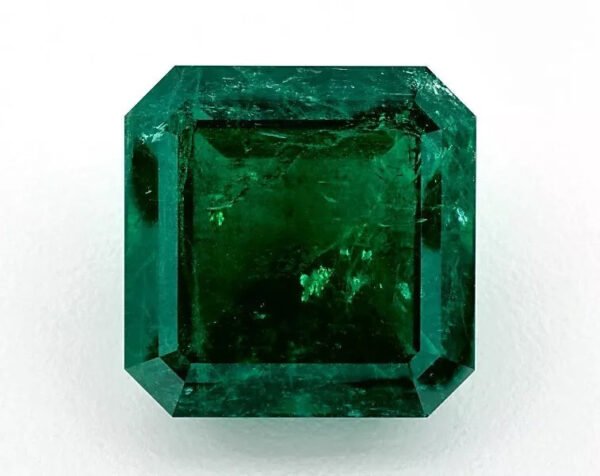 43.56 Carat Natural Loose Emerald, Green Emerald, GRS Certified Handmade Jewelry