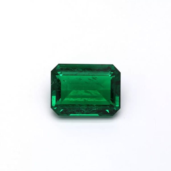 6.29 Carat Natural Loose Emerald, Green Rectangular, AGL Certified Fine Jewelry