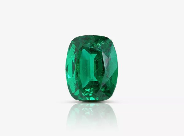 5.06 Carat Natural Loose Emerald, Green, Cushion AGL Certified Handmade Jewelry