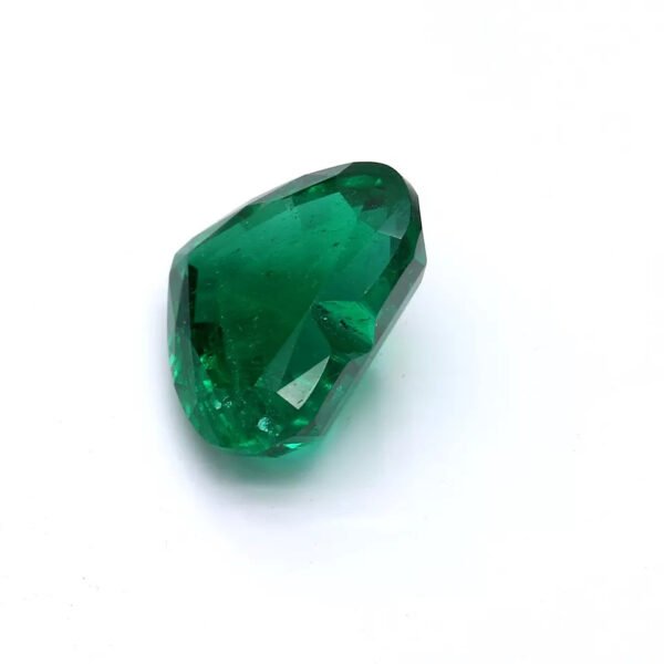 8.58 Carat GRS Certified Natural Emerald for Custom Jewelry Making, Heart Shape