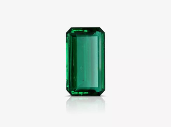 10.50 Carat Natural Loose Emerald, Green Rectangular, AGL Certified Fine Jewelry