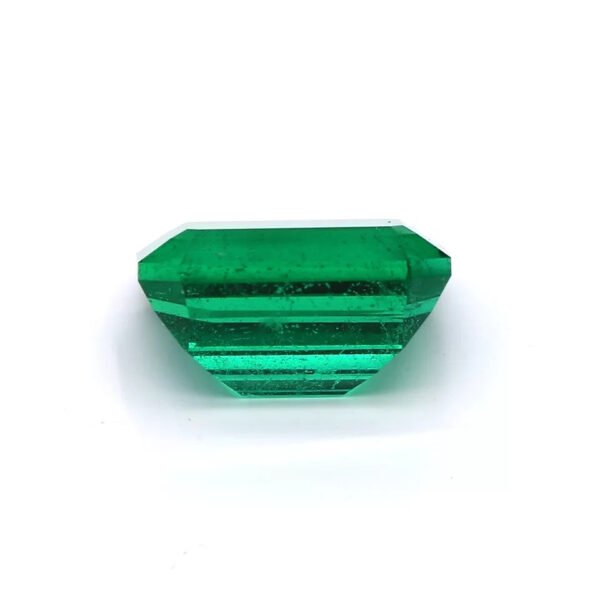 3.32 Carat Natural Loose Emerald, Green Rectangular, AGL Certified Fine Jewelry