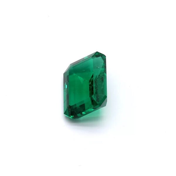 4.31 Carat Natural Loose Emerald, Green Rectangular, AGL Certified Fine Jewelry