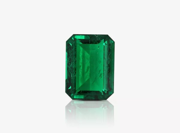 6.29 Carat Natural Loose Emerald, Green Rectangular, AGL Certified Fine Jewelry