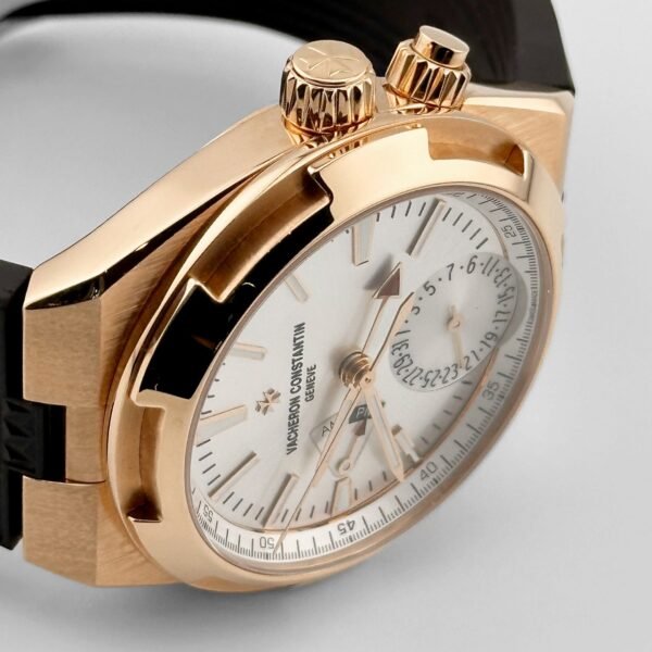 Vacheron Constantin Overseas Dual Time 7900V/000R-B336 Rose Gold Silver Dial