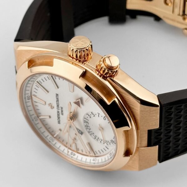 Vacheron Constantin Overseas Dual Time 7900V/000R-B336 Rose Gold Silver Dial