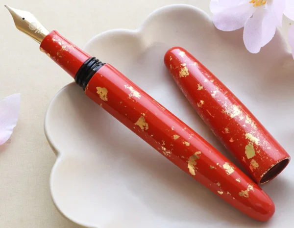 Wancher Dream Fountain Pen | Kyoto Urushi Kotoiro Fushimi Inari Taisha,Vermilion