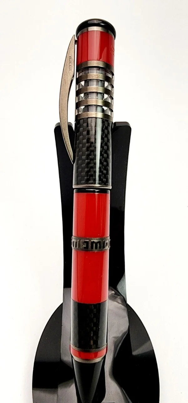 RARE! DELTA MOMO DESIGN 2014 30TH ANNIVERSARY LIMITED EDITION RED BALLPOINT PEN