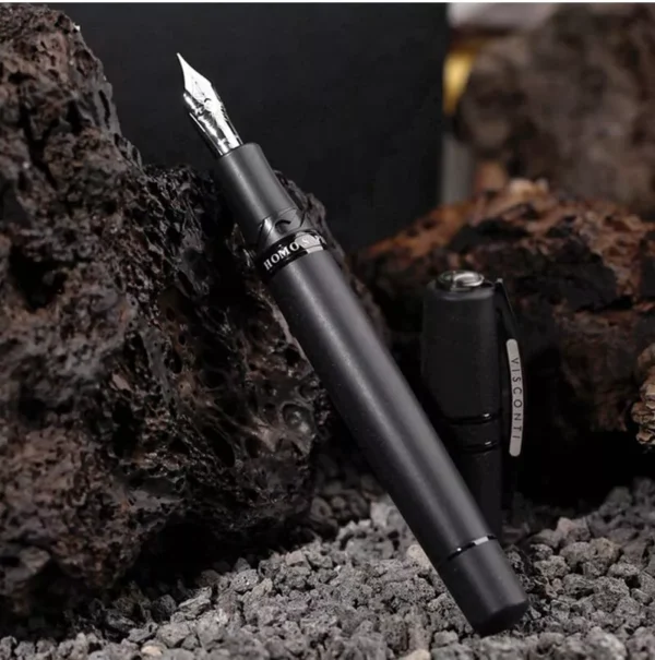 VISCONTI Fountain Pen Homo Sapiens Dark Age BT Large 18K M KP15-05-FPM