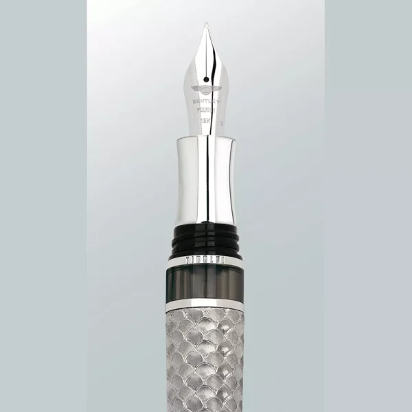 Tibaldi Bentley Crewe Solid White Gold Fountain Pen