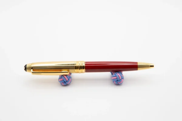 MONTBLANC Meisterstück Solitaire Mozart Coral Ballpoint Pen w/ Pen Pouch - MINT
