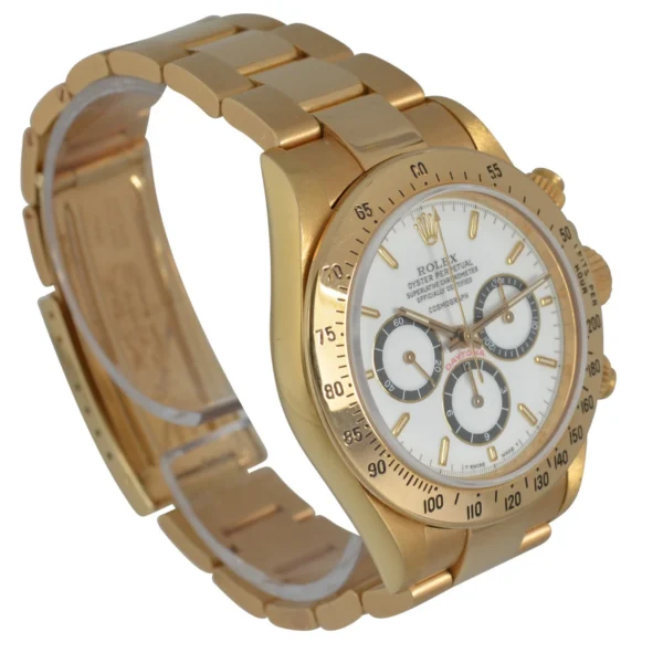 ROLEX Daytona 16528 Floating Porcelain dial R94 Series gold 18KT Full Set 1988’s