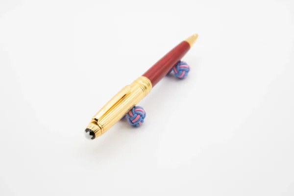 MONTBLANC Meisterstück Solitaire Mozart Coral Ballpoint Pen w/ Pen Pouch - MINT