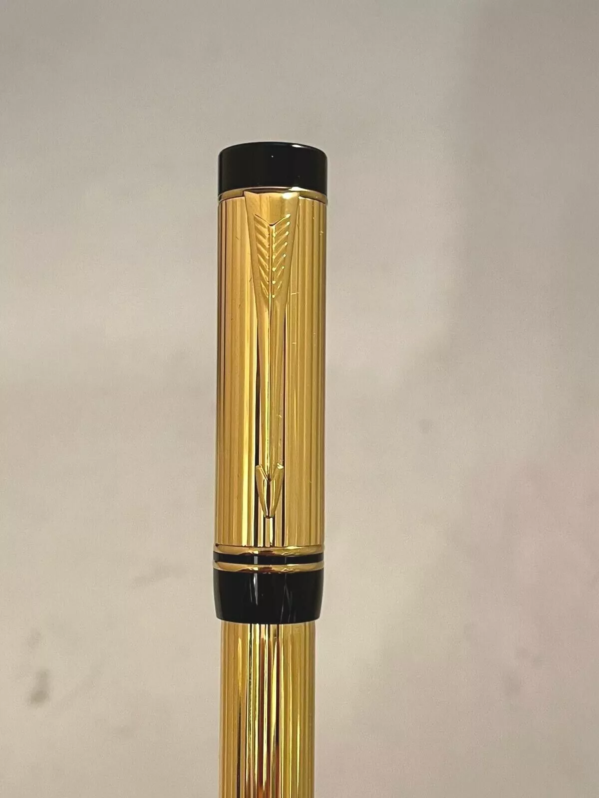 Parker Duofold Rollerball Pen Gold New In Wood Box