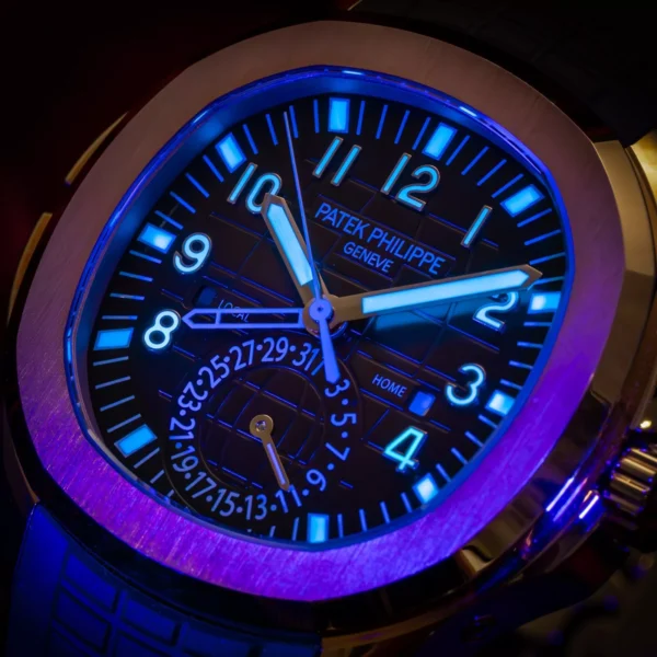 Patek Philippe Aquanaut 18kt Rose Gold Brown Dial 5164R Dual Zones Complete Set