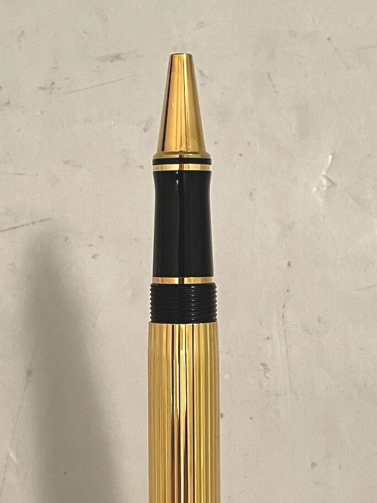 Parker Duofold Rollerball Pen Gold New In Wood Box