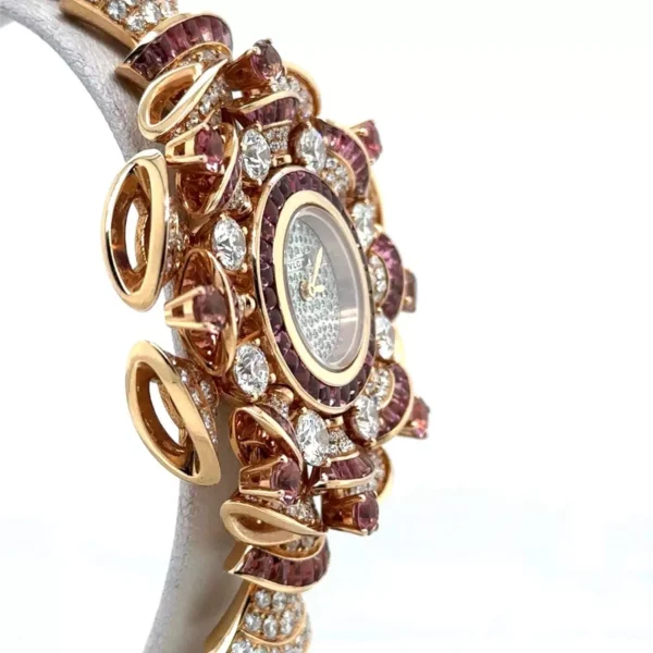 Bvlgari Diva's Dream Quartz 39mm 18k Rose Gold Diamonds/Sapphire Ladies 102562