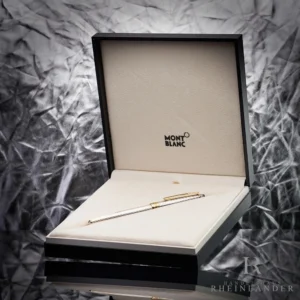 Montblanc Meisterstück Solitaire Sterling Silver Pinstripe Fountain Pen