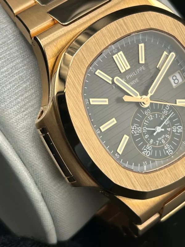 Patek Philippe Nautilus Watch 5980/1R -001 Rose Gold w/ Box and Papers