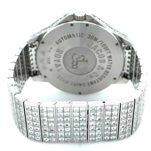Jacob & Co. Royal Baguette Automatic 49mm 18k White Gold