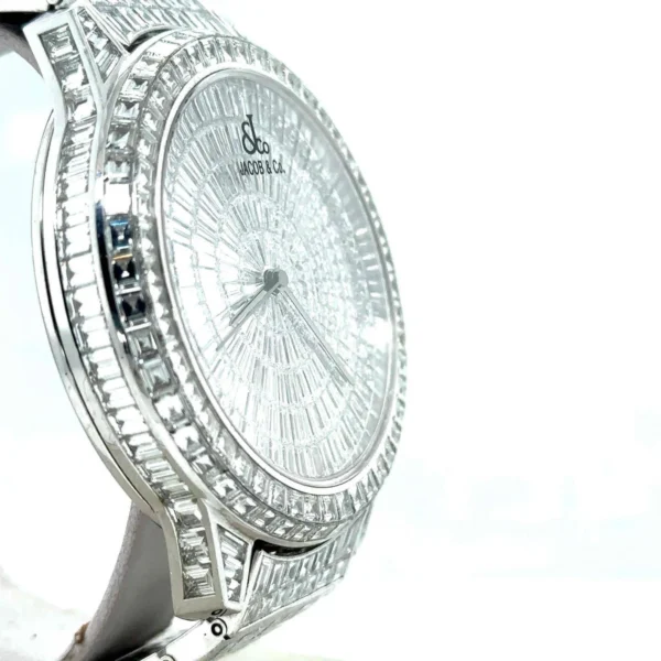 Jacob & Co. Royal Baguette Automatic 49mm 18k White Gold