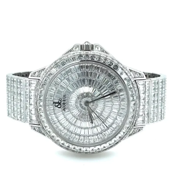 Jacob & Co. Royal Baguette Automatic 49mm 18k White Gold