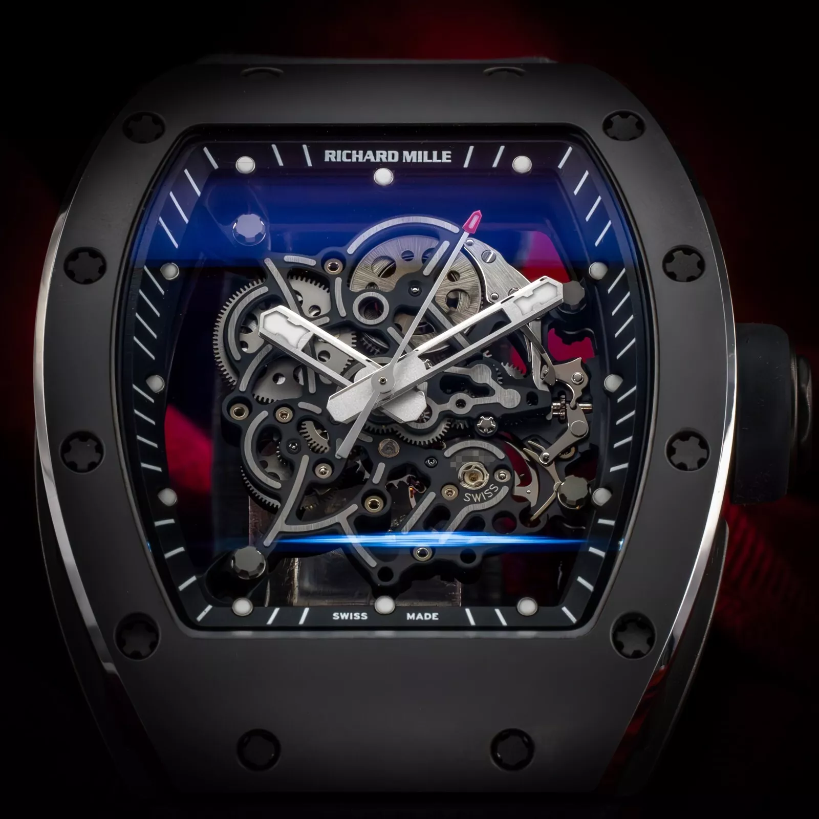 Richard Mille Bubba Watson Black Ceramic Skeleton Dial RM055 Box & Papers
