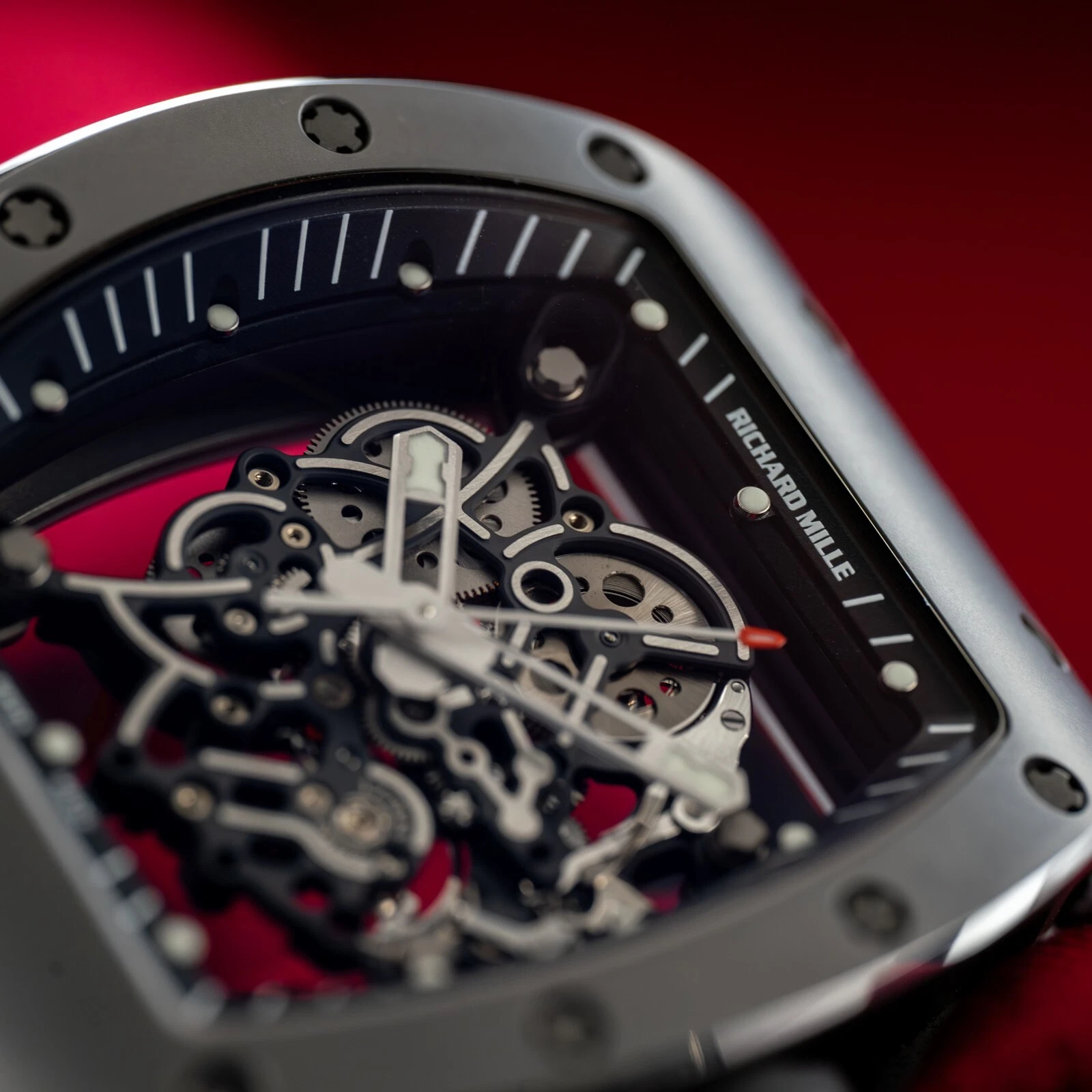 Richard Mille Bubba Watson Black Ceramic Skeleton Dial RM055 Box & Papers